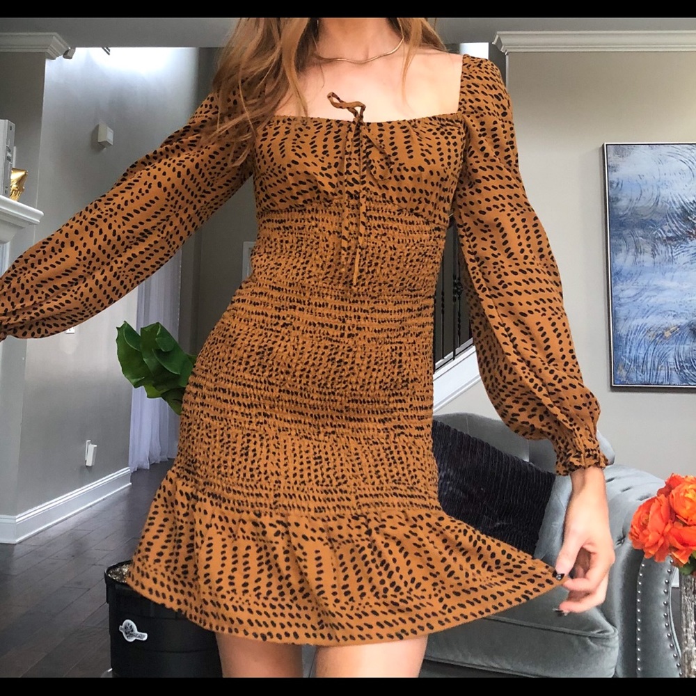 Spotted Express Flirty Dress